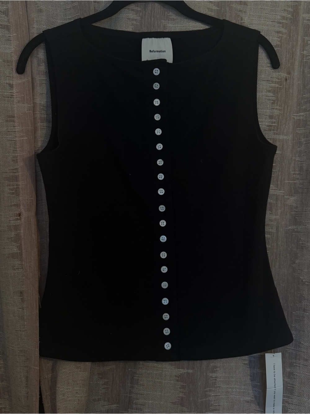 Reformation Julie Knit Button-Up Top, NEW - Picture 4 of 11